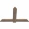 Ekena Millwork Eugene Smooth Timber Gable Bracket, Douglas Fir, 48"W x 32"H x 1 1/2"D x 5 1/2"F, 16/12 Pitch GBW048X32X0206EUG00SDF - alternate 4